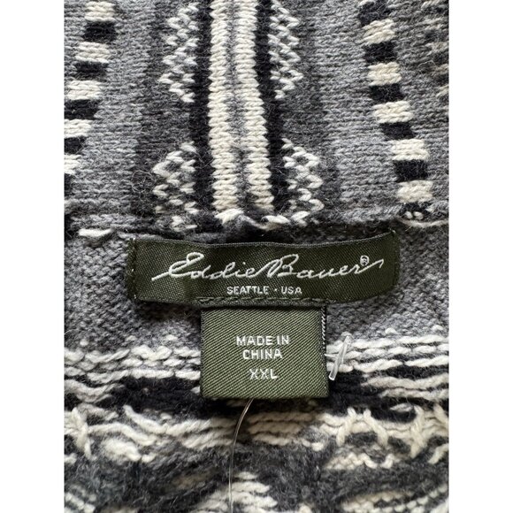 Eddie Bauer Women Cardigan Sweater Sz XXL Button Front Pockets Wool Blend NWOT - Picture 3 of 16